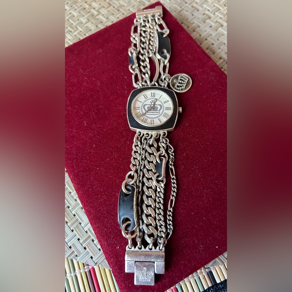 Juicy Couture vintage watch by Movado Crown. WORKS perfect. 7 1/4 "